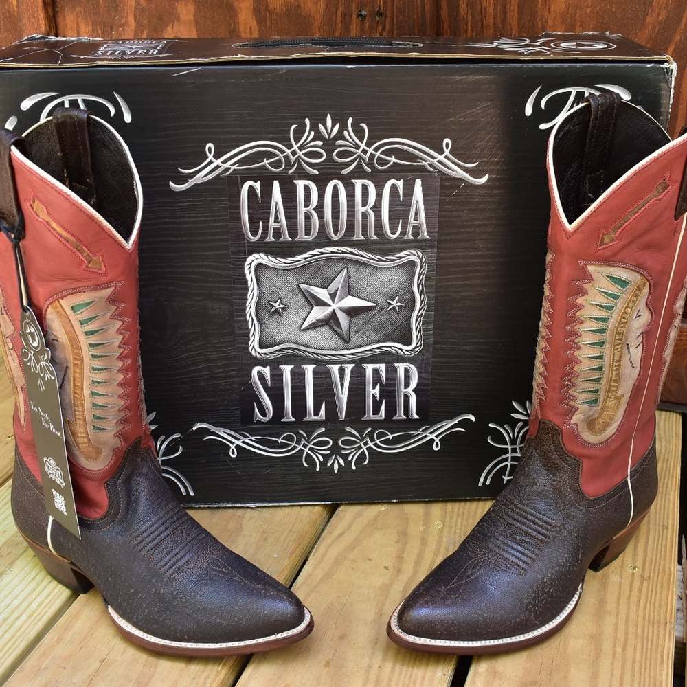 Caborca Silver SL-MAC132 Cowboy Boots